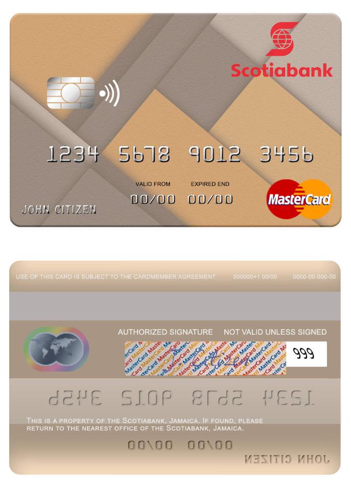 Jamaica Scotiabank mastercard